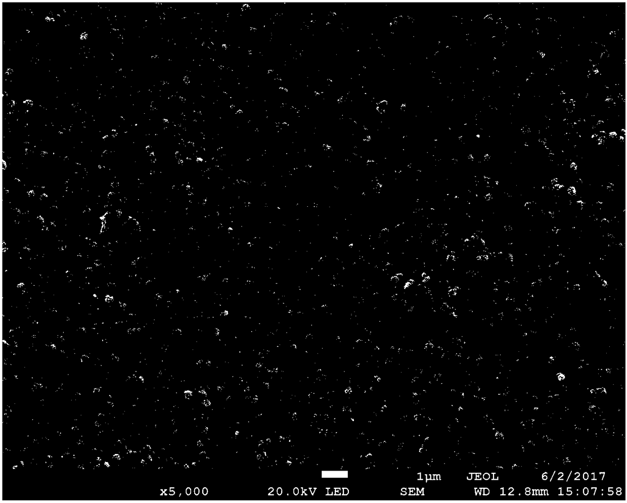 Preparation method of TiO2 cookie-like microsphere and method for preparing perovskite solar cell