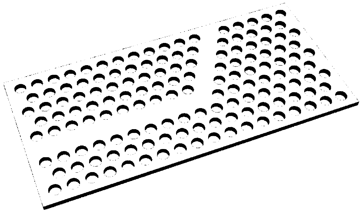 Triangular lattice photonic crystal waveguide based on air column and lithium niobate air column structure