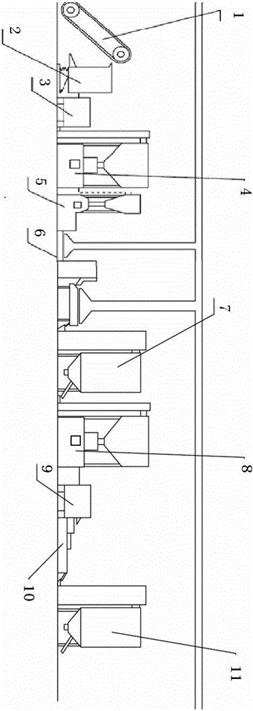 Production technology for precoated sand recycling