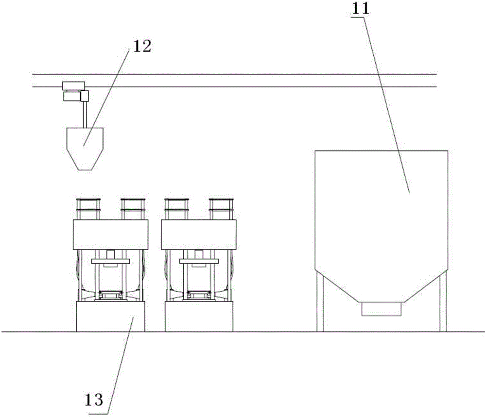 Production technology for precoated sand recycling