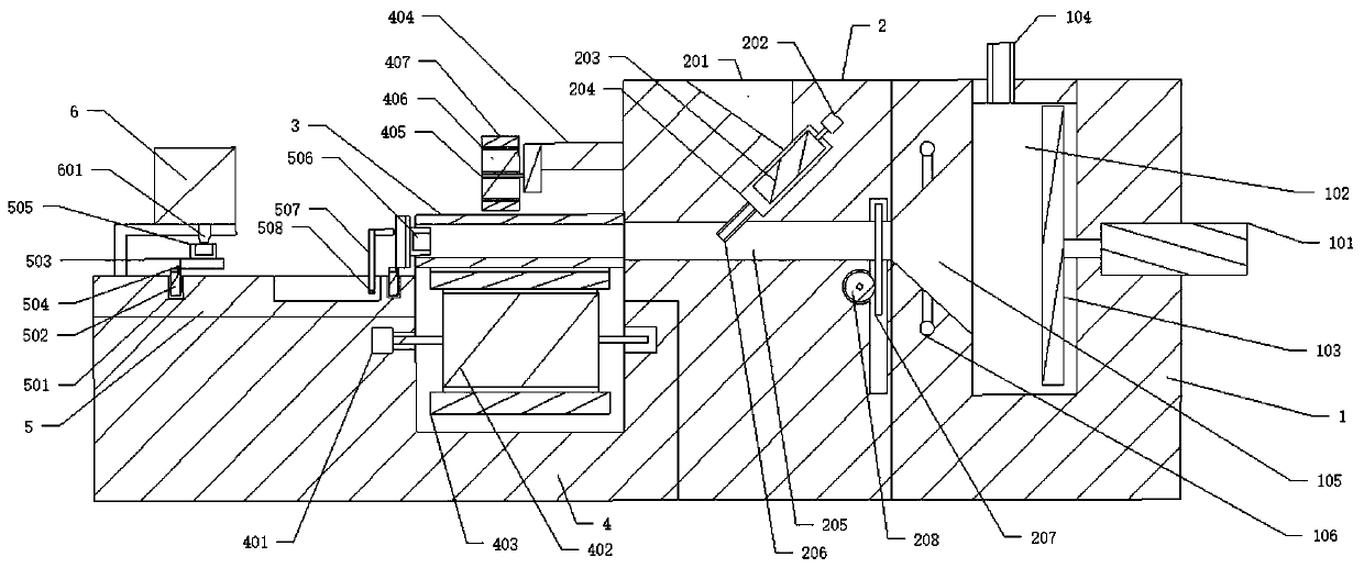 Earthworm feeding mechanism of device for intelligently using earthworms to dispose garbage