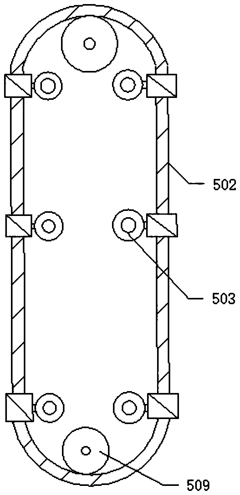 Earthworm feeding mechanism of device for intelligently using earthworms to dispose garbage