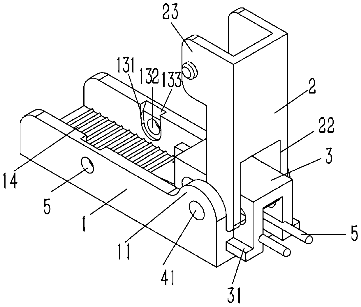 Connector of light-emitting diode(LED) lamp strip