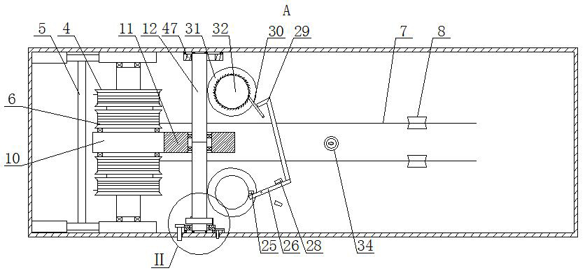 Four-limb coordination active movement rehabilitation training device