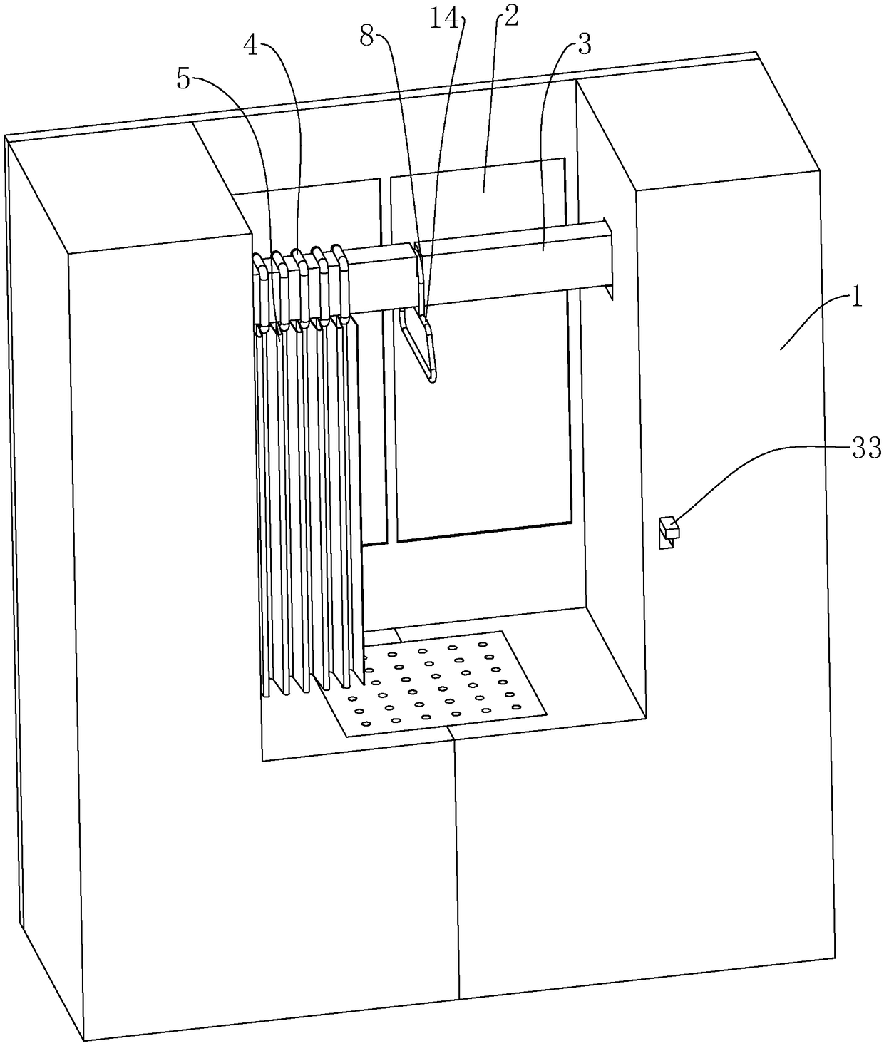 Novel house building bay window cabinet