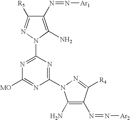 Dye ink, ink jet recording method, ink sheet, color toner and color filter