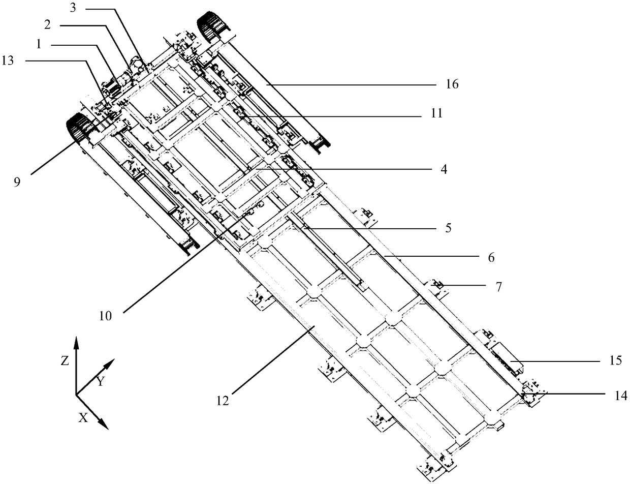 Servo welding slide table mechanism