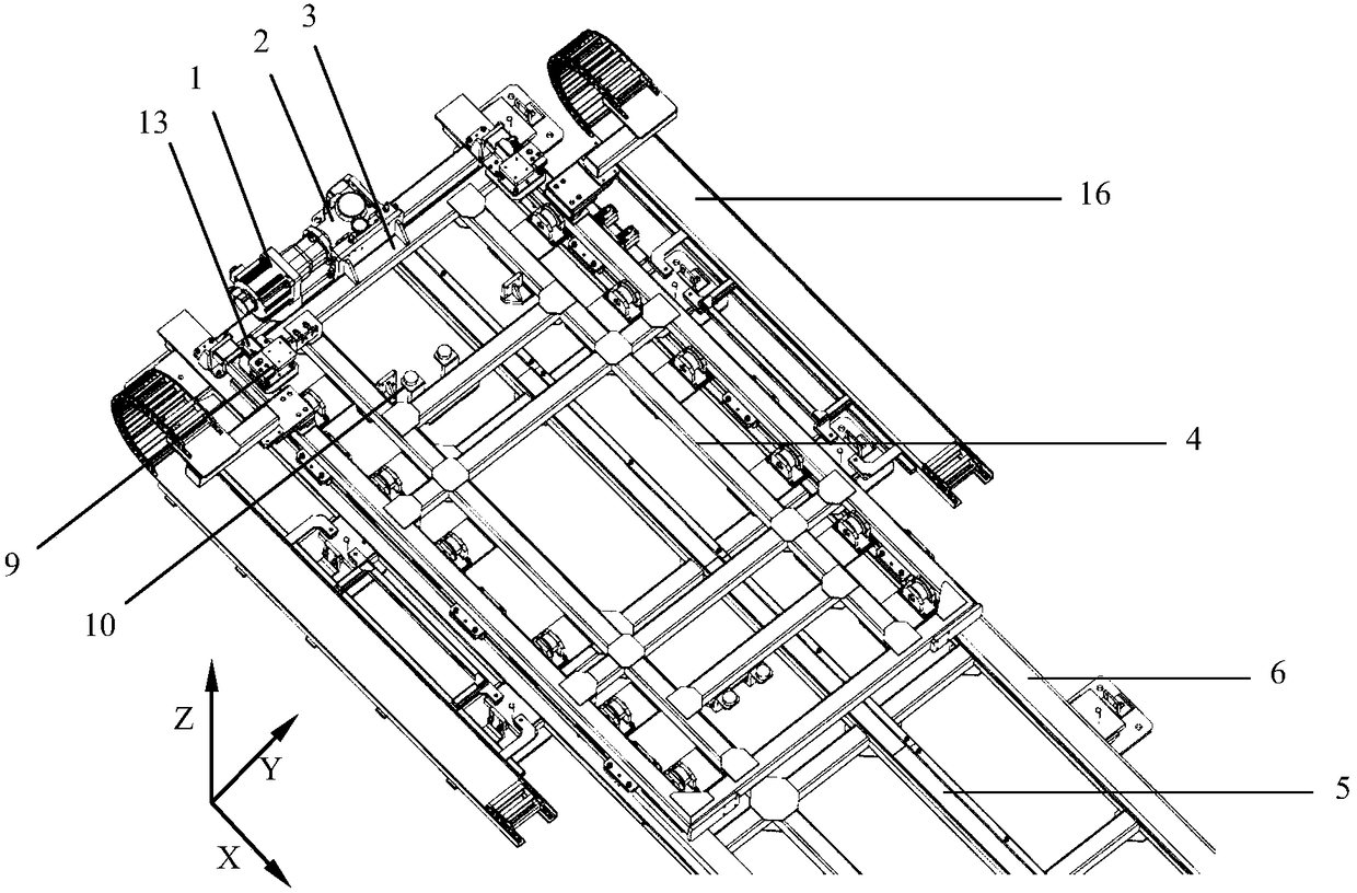 Servo welding slide table mechanism