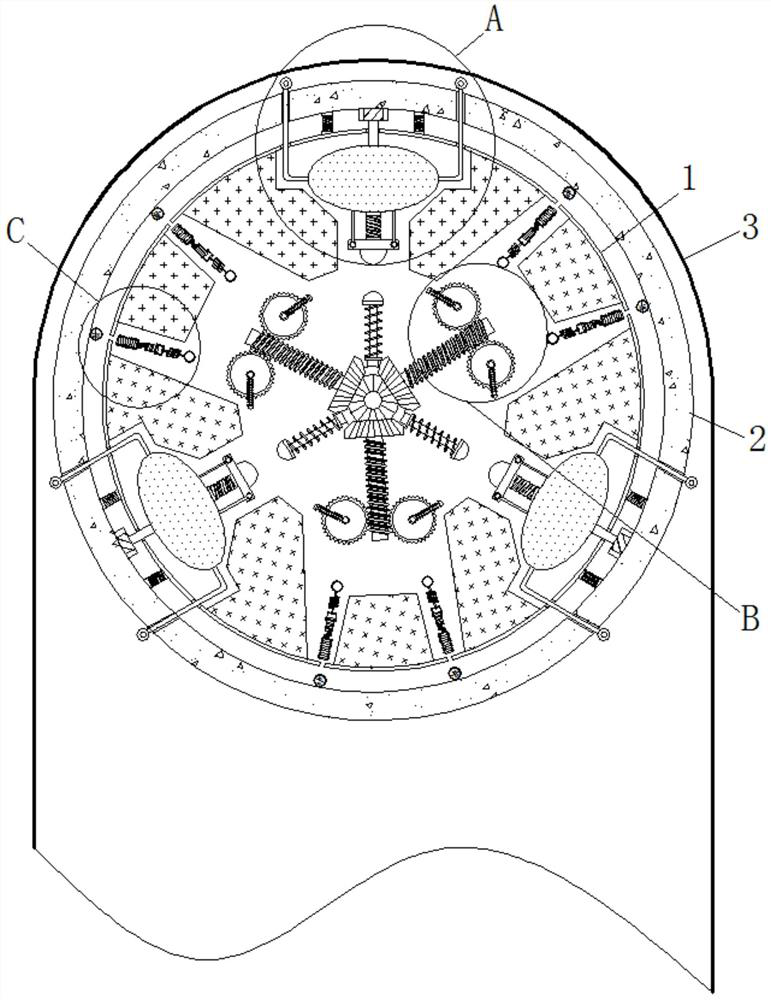 Casting sand box turnover rotating shaft capable of preventing chain abrasion based on self-rotation