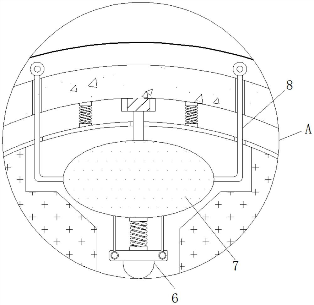 Casting sand box turnover rotating shaft capable of preventing chain abrasion based on self-rotation