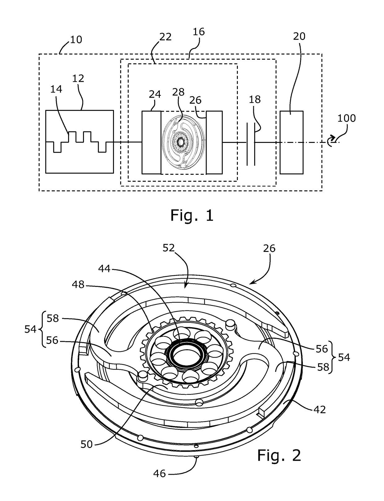 Torsion filtering mechanism having a cam track