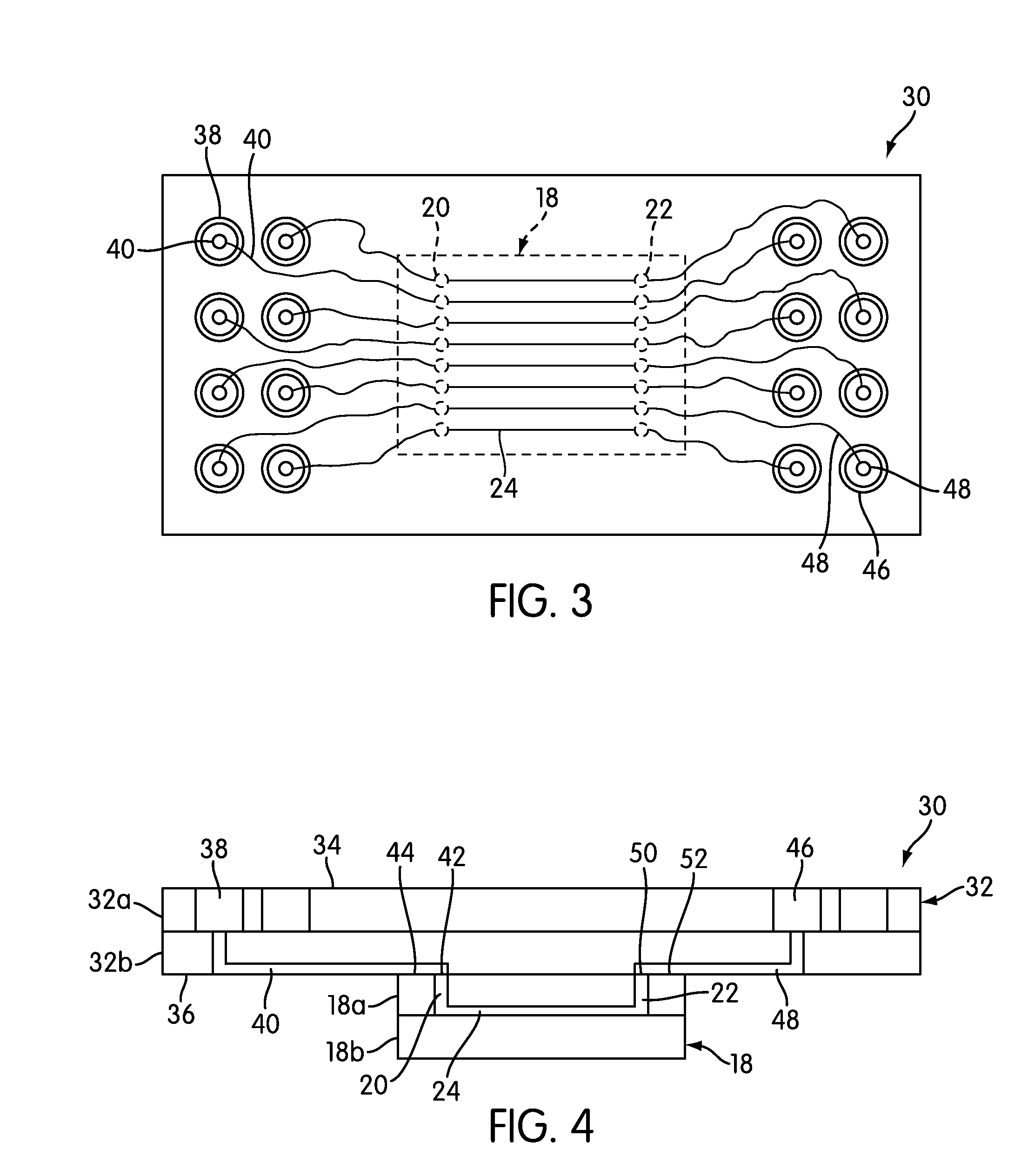 Fluid interface cartridge for a microfluidic chip