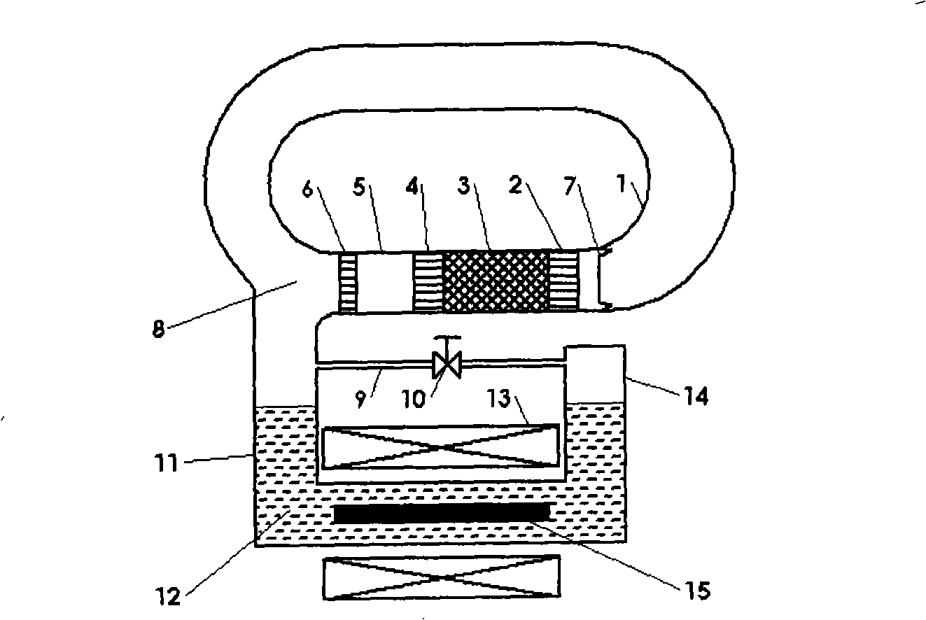 Sound-heat liquid magnetofluid AC generating system