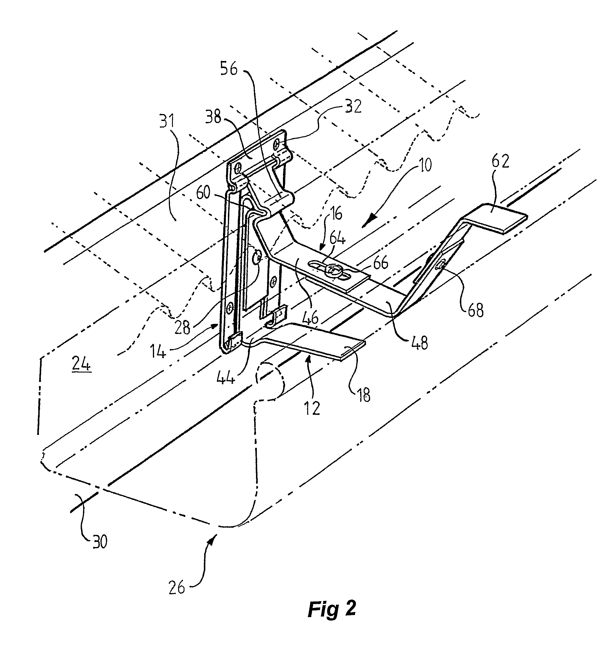 Bracket assembly for supporting a rotatable gutter system