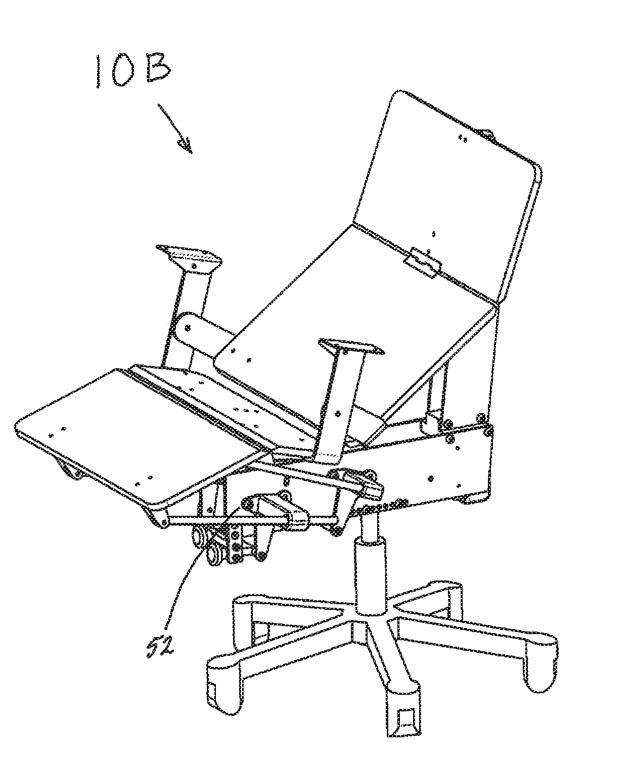 Forward sliding reclining chair