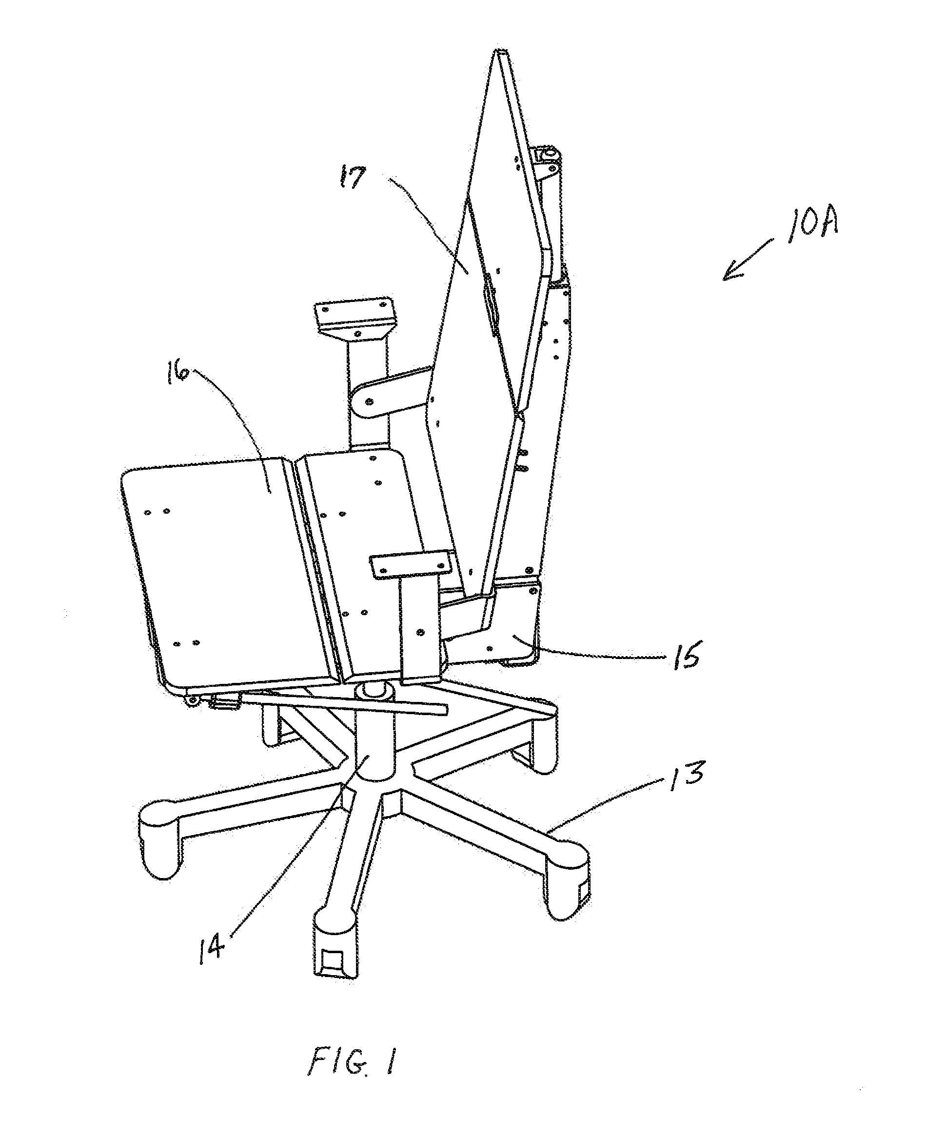 Forward sliding reclining chair