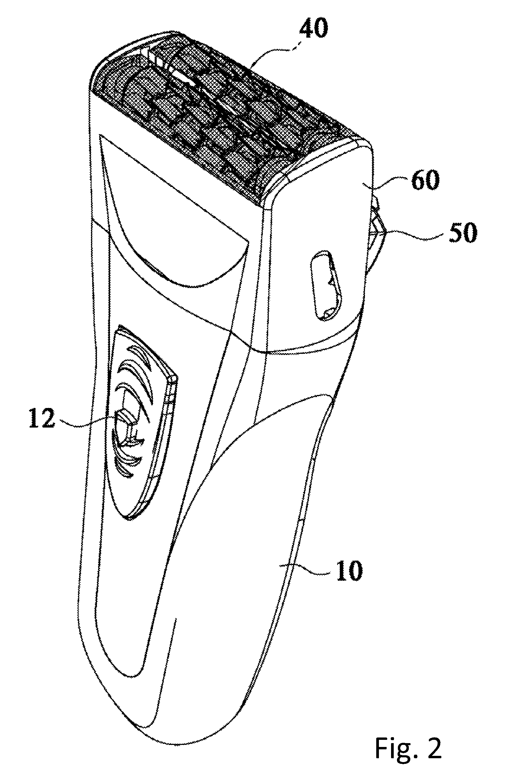 Insert type blade assembly of rotation drum type electric razor