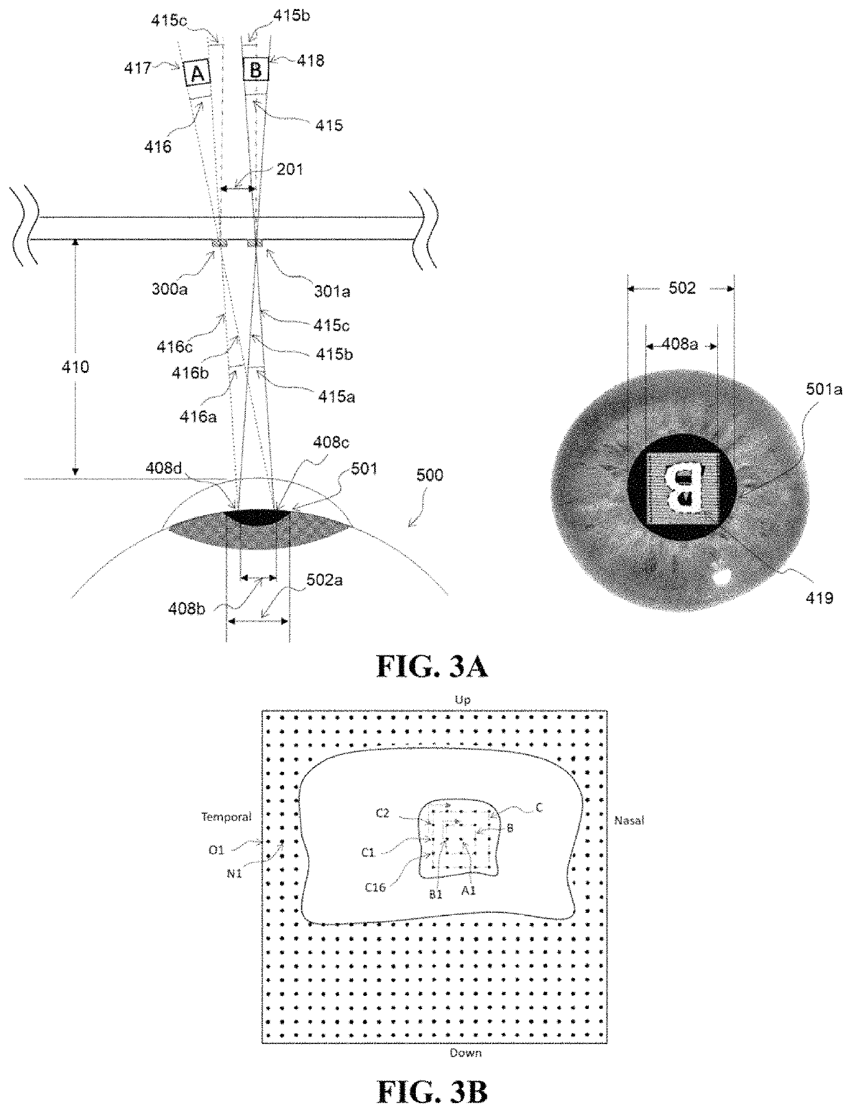 Near eye wavefront emulating display