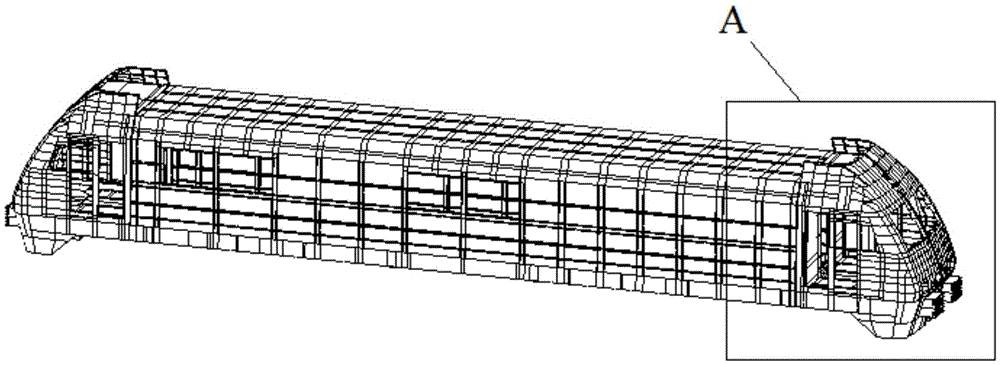 Guide combination type special energy absorption structure and application thereon on train