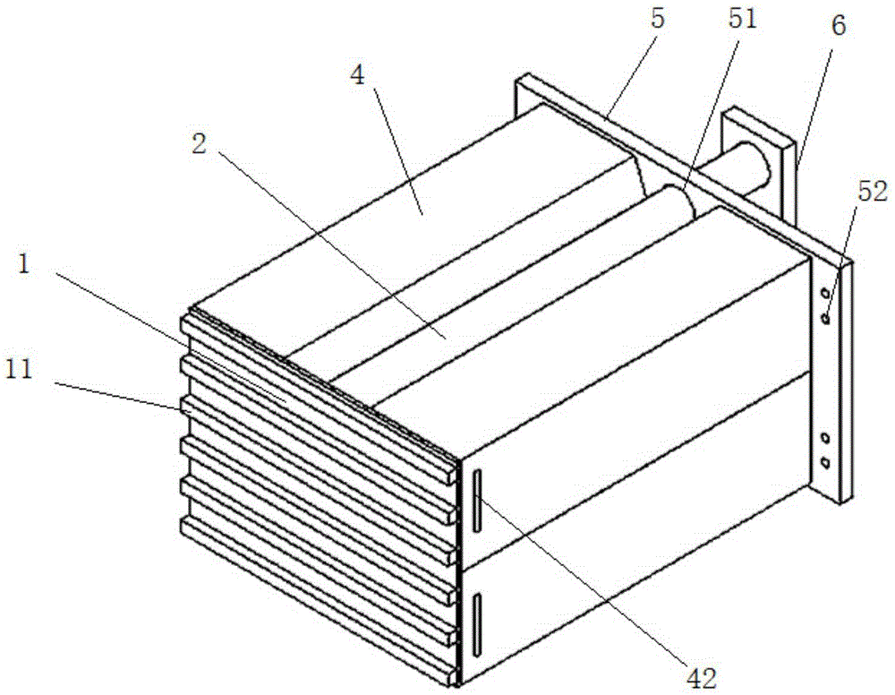 Guide combination type special energy absorption structure and application thereon on train