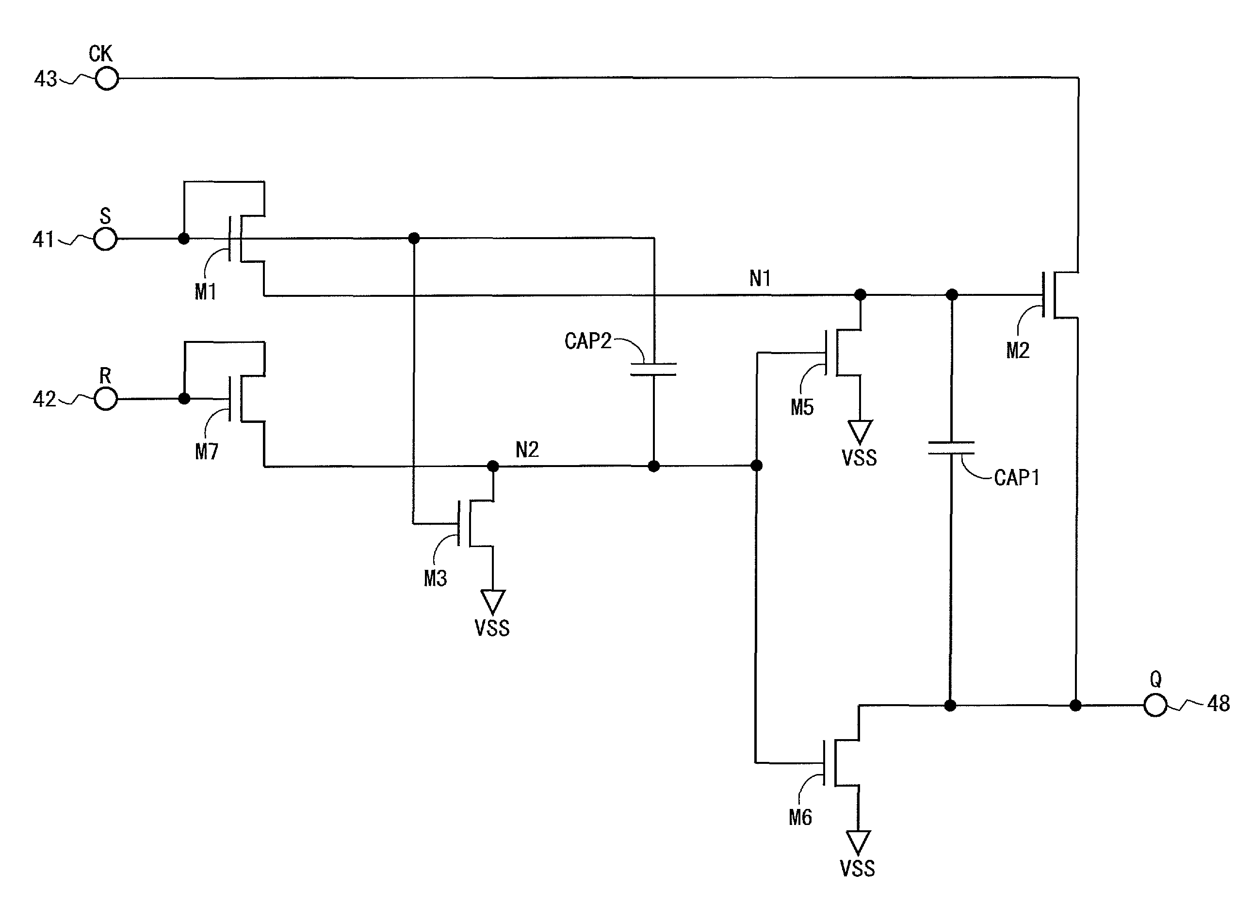 Scanning signal line drive circuit and display device having the same