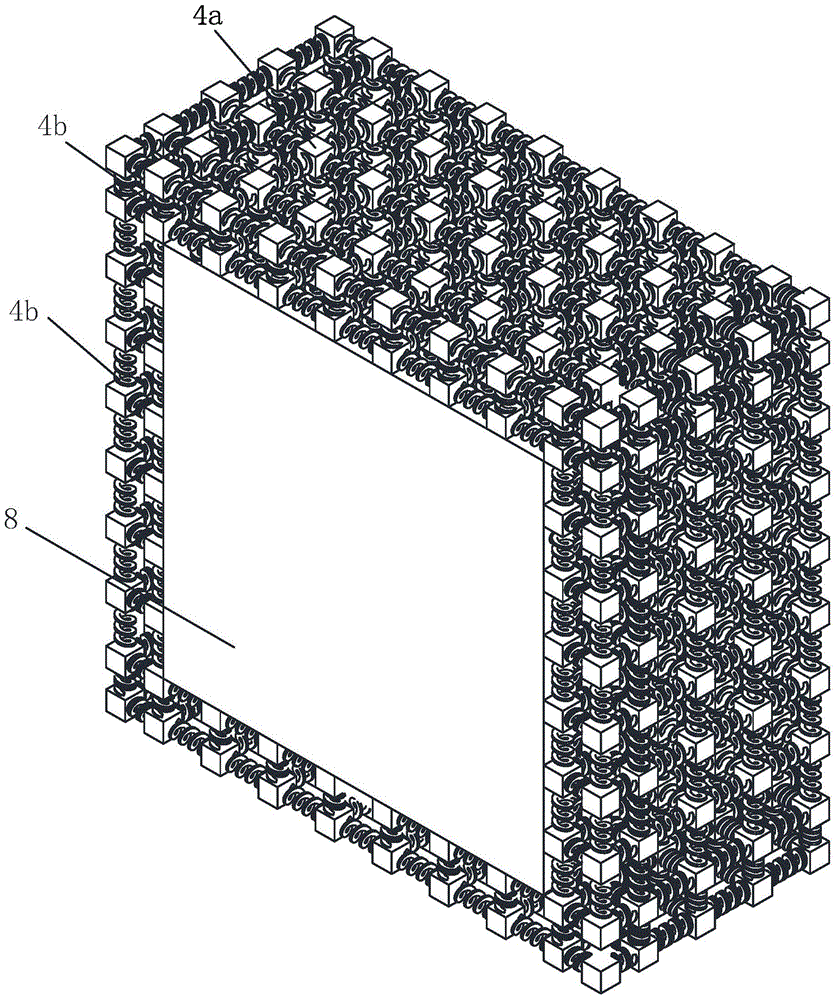 True triaxial simulation test device for three-directional rigid loading impact ground pressure