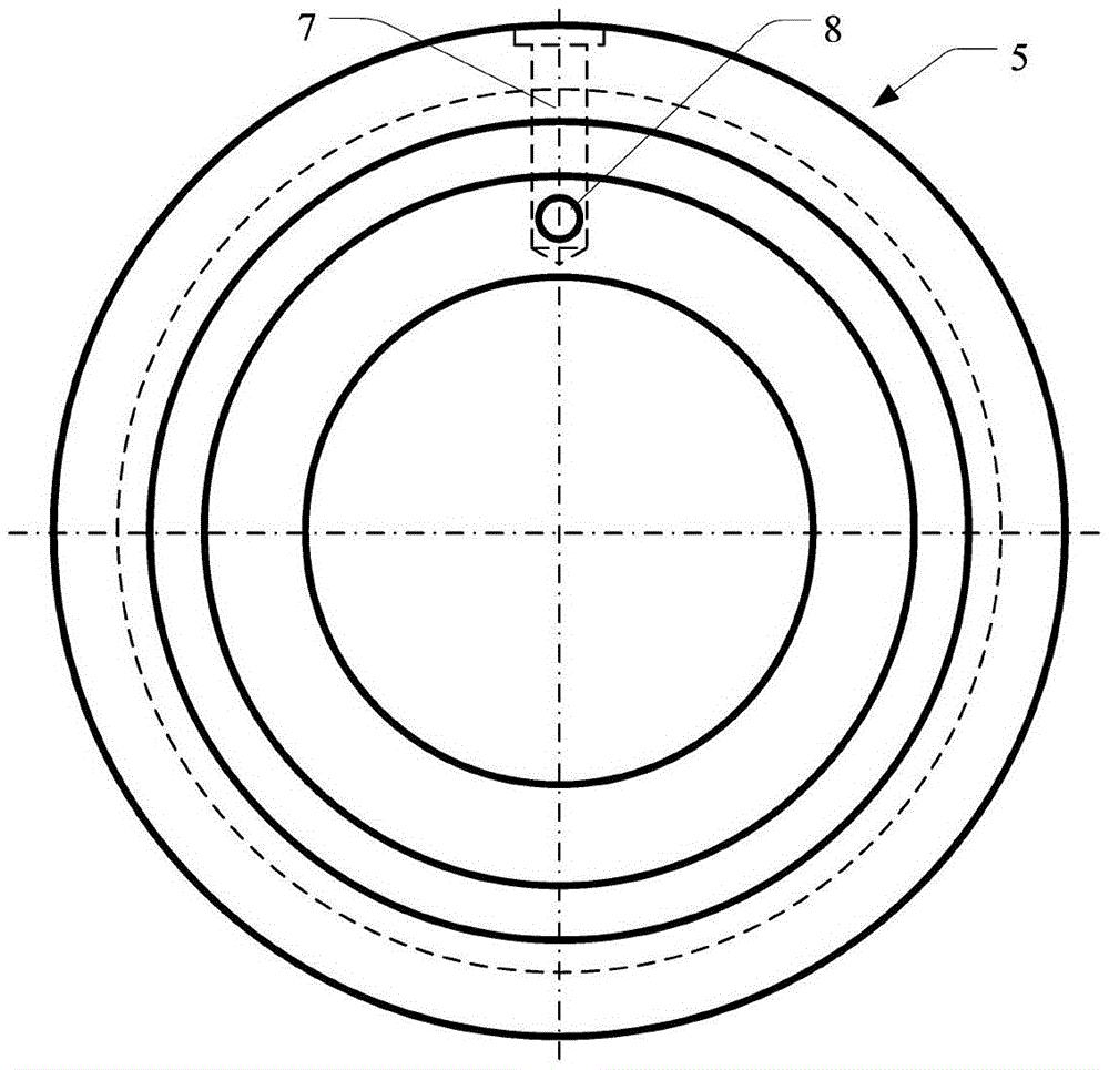 High-speed rolling bearing lubrication device