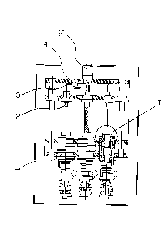 Multi-station trepan boring machine