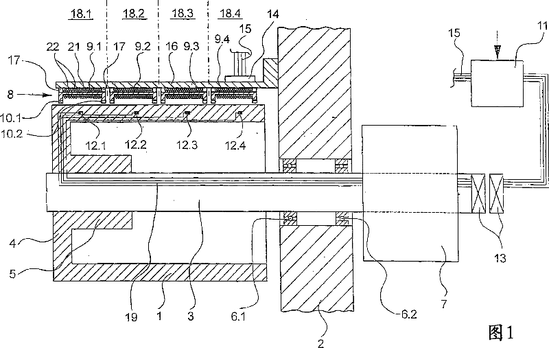 Galette for guiding, heating and transporting a thread