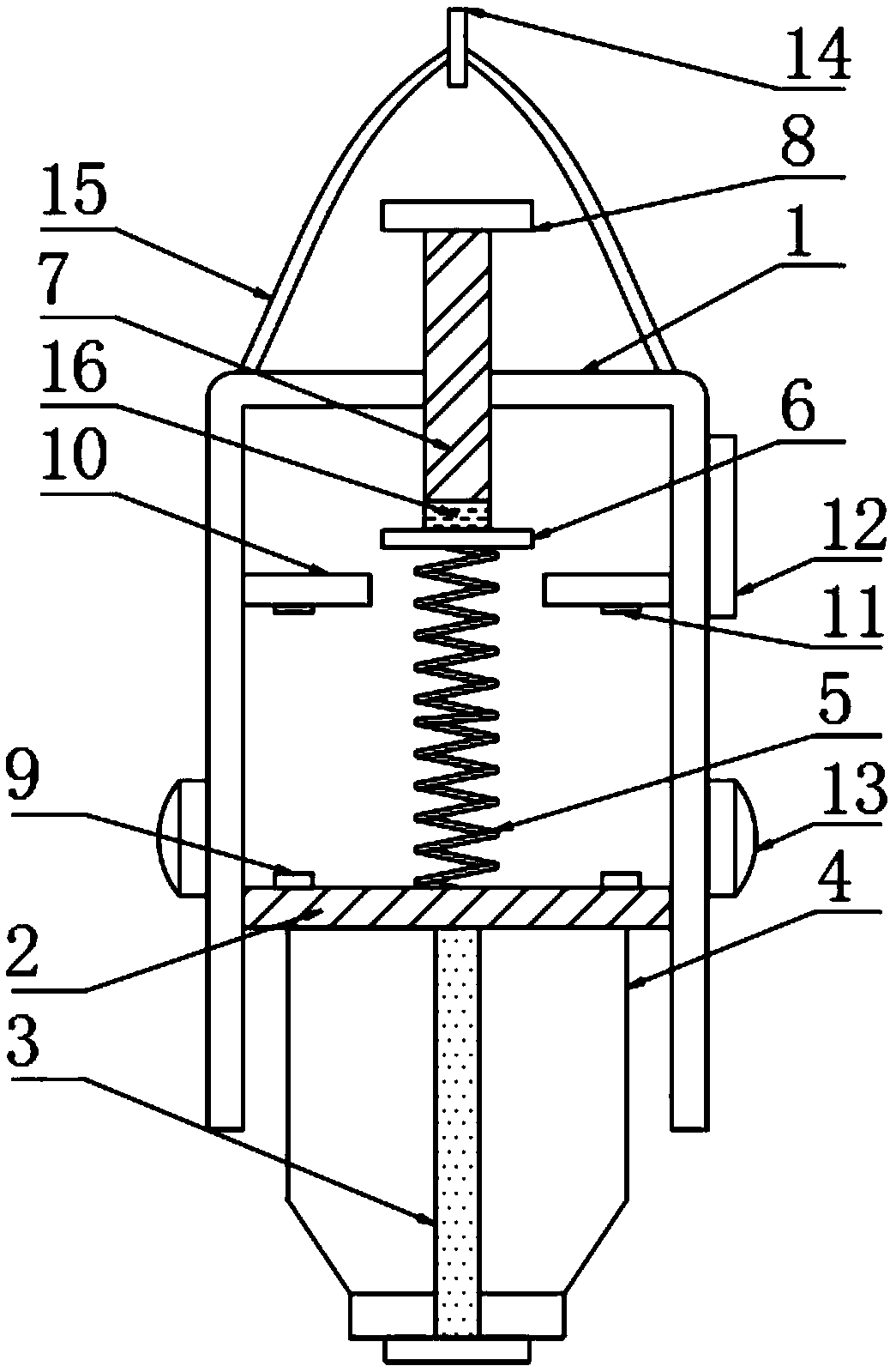 Hospital infusion device and adjusting method