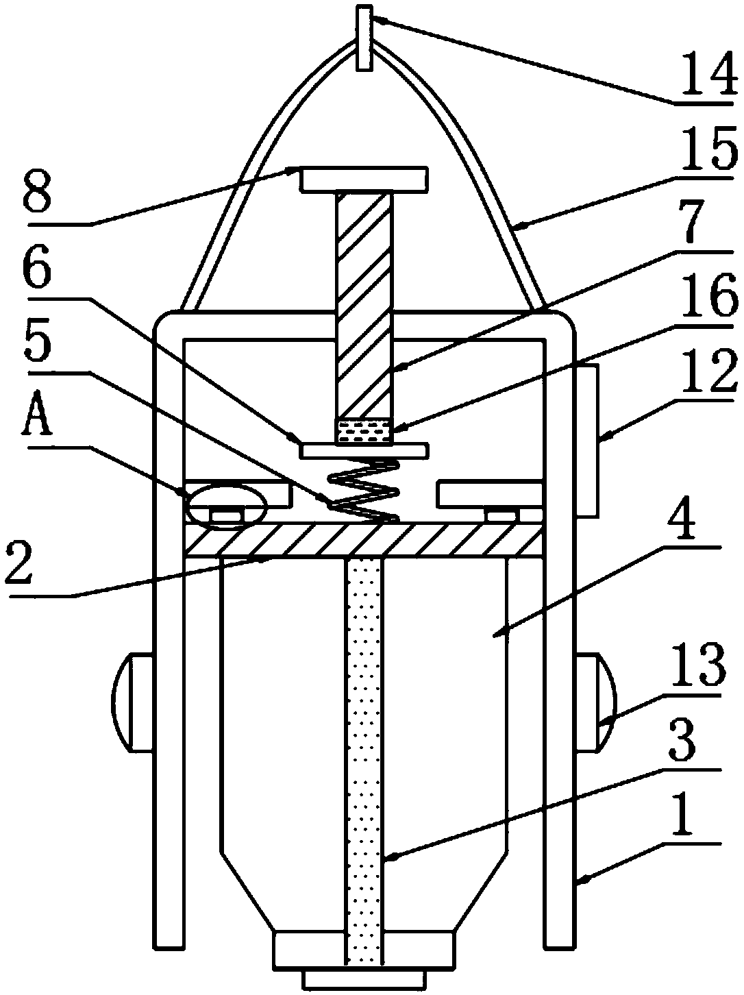 Hospital infusion device and adjusting method