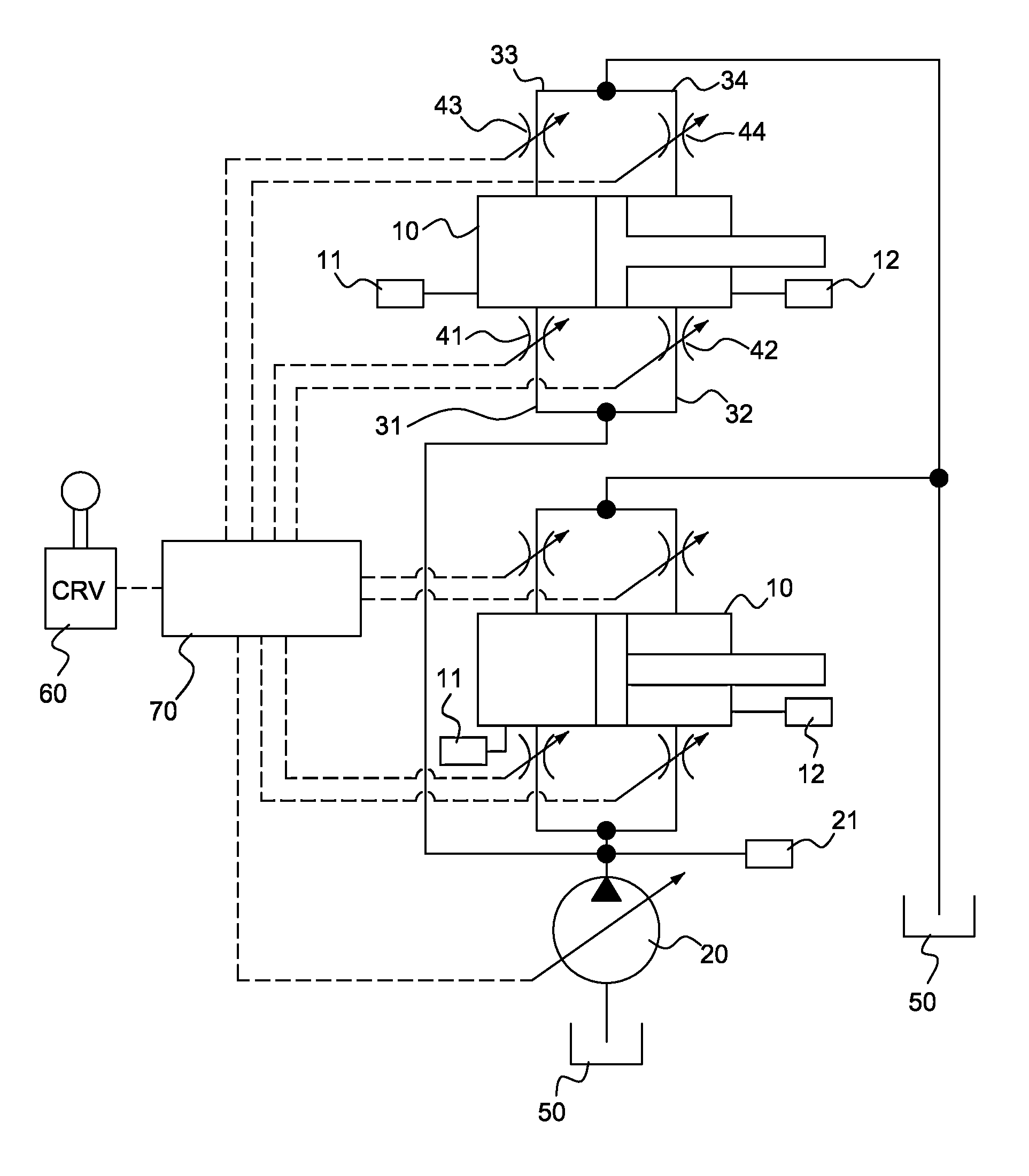 Independent flow rate controlling hydraulic system for pressure control of excavator and independent hydraulic pressure controlling method using the same