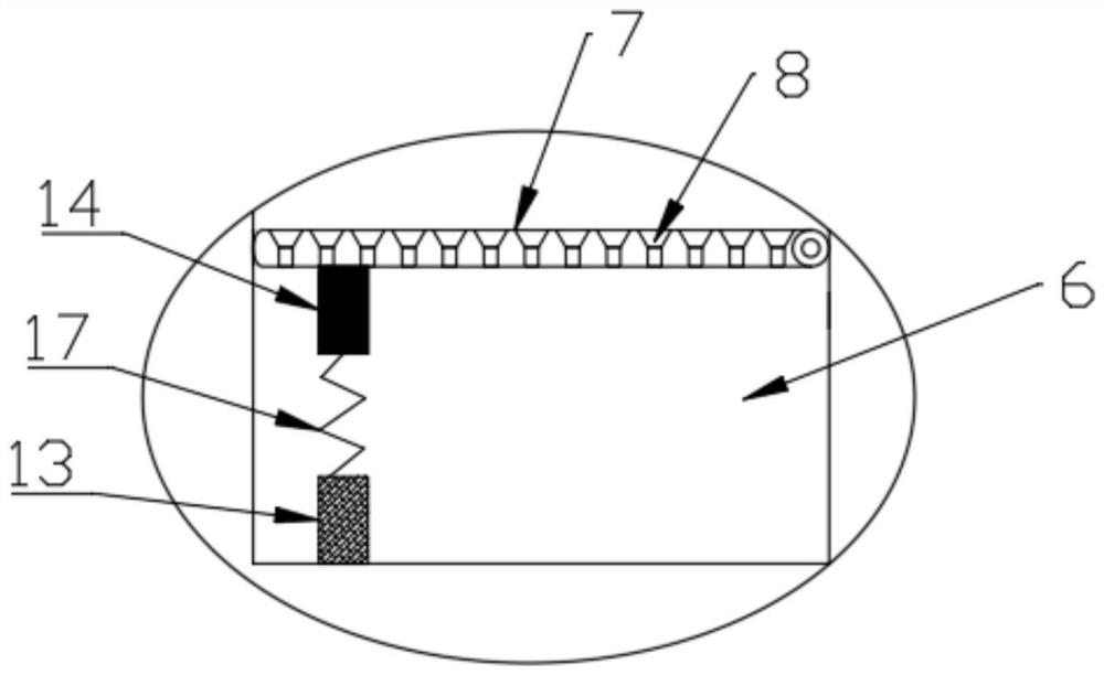 Waste paper crushing device for environmental protection