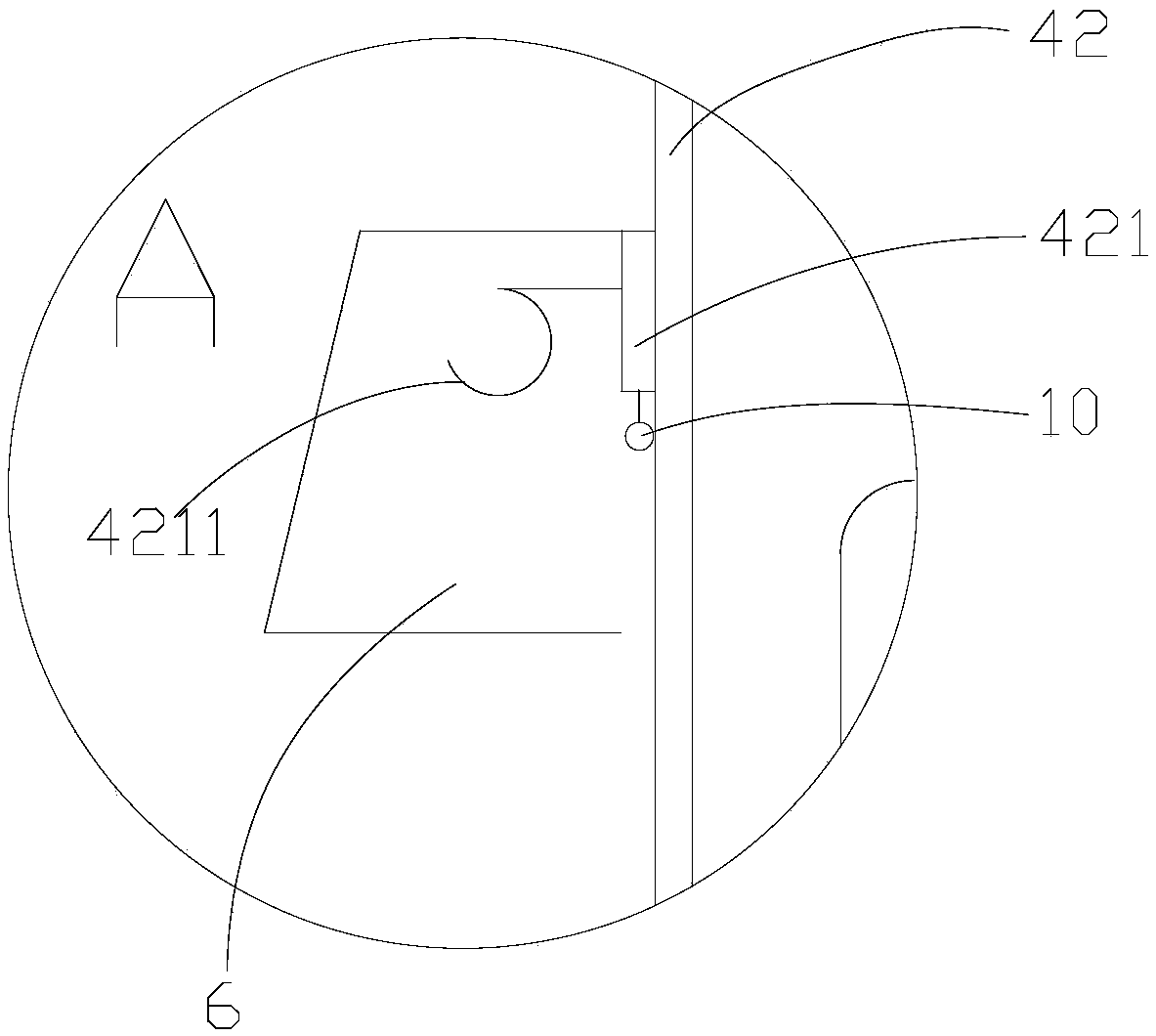 Ventricular drainage fixture