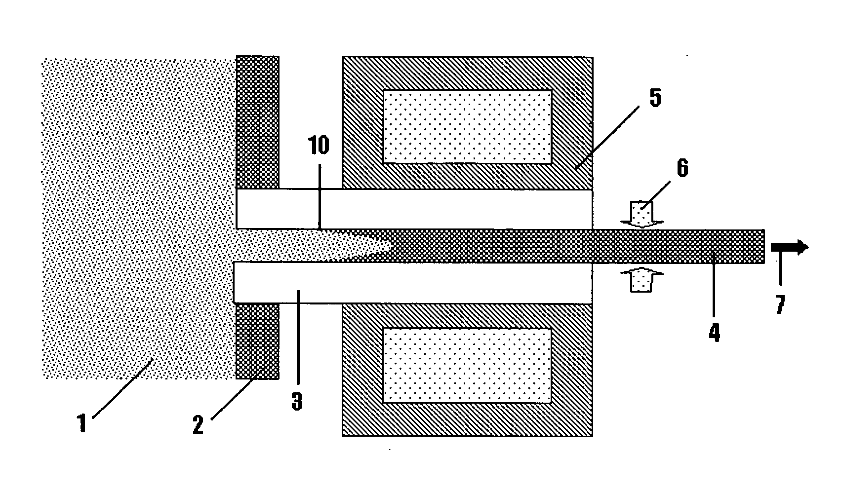 Continuous casting mold and a continuous casting method of copper alloy