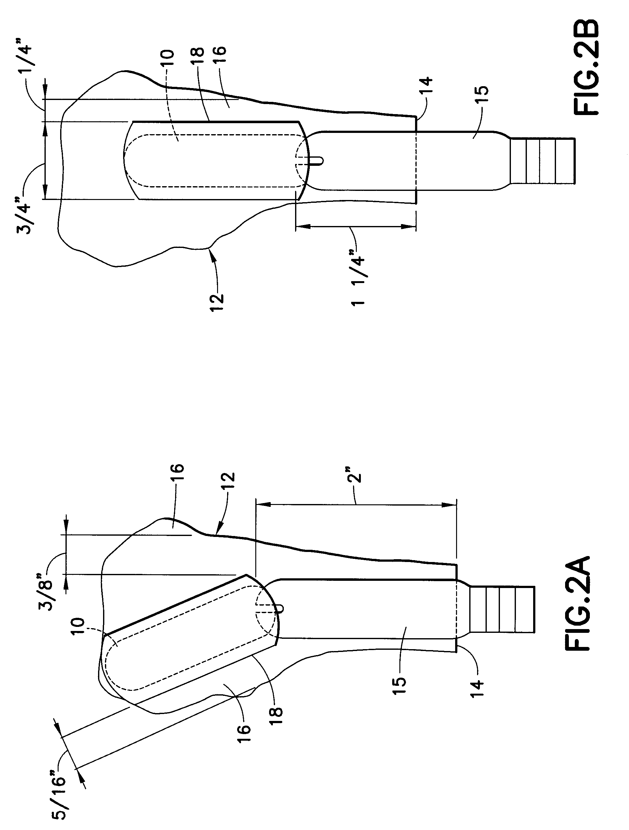 Tampon pledget with improved by-pass leakage protection