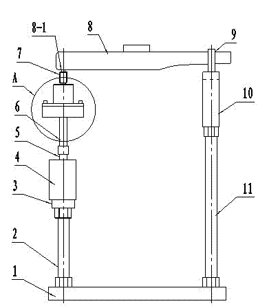 Method and device for quickly testing low temperature torque and similar viscosity of oil