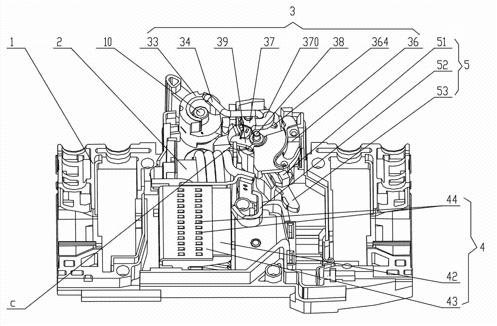 Minitype breaker with high stability