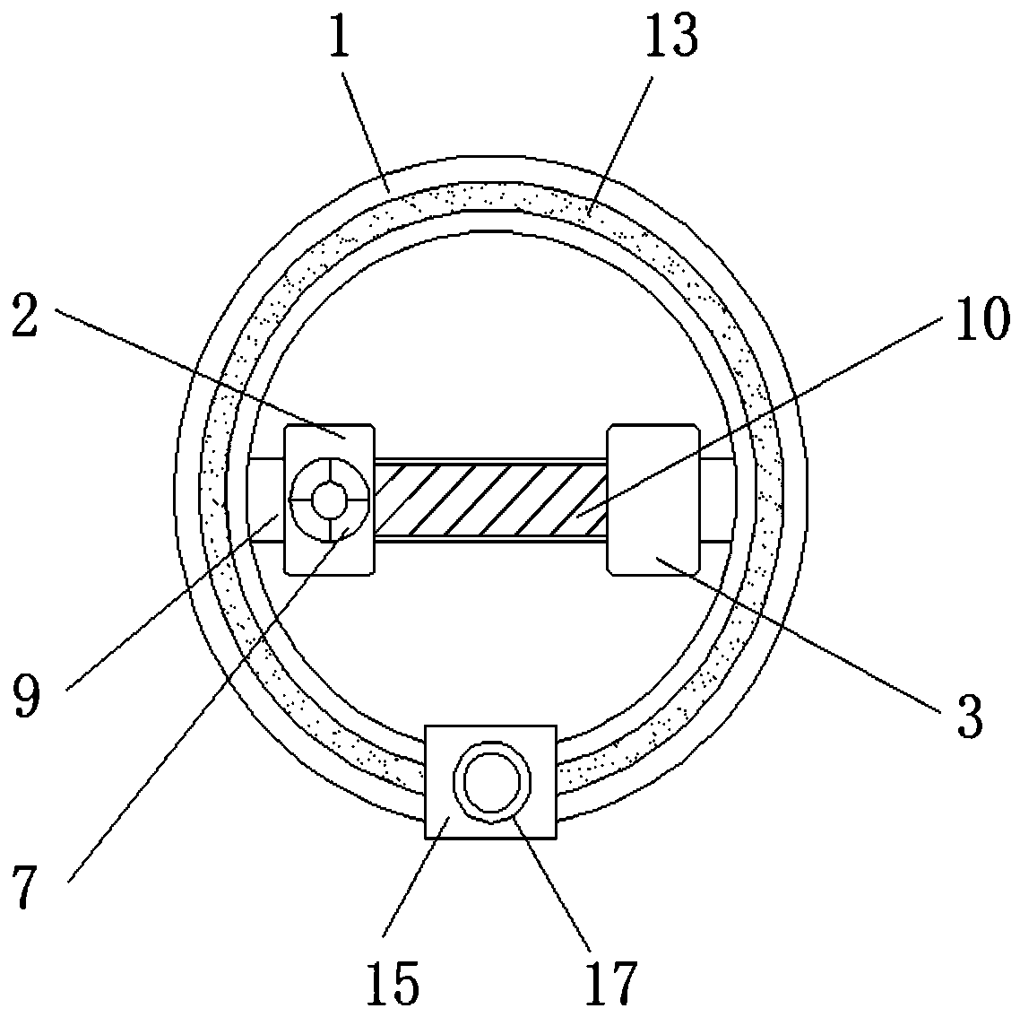 Seedling transferring device used for flower planting