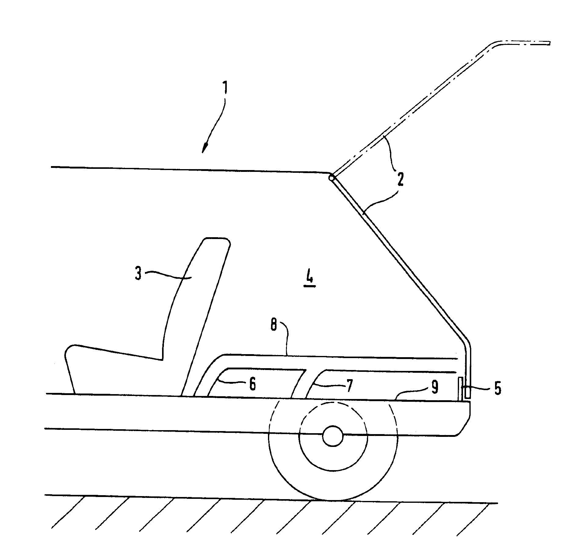 Loading floor for a vehicle and loading apparatus