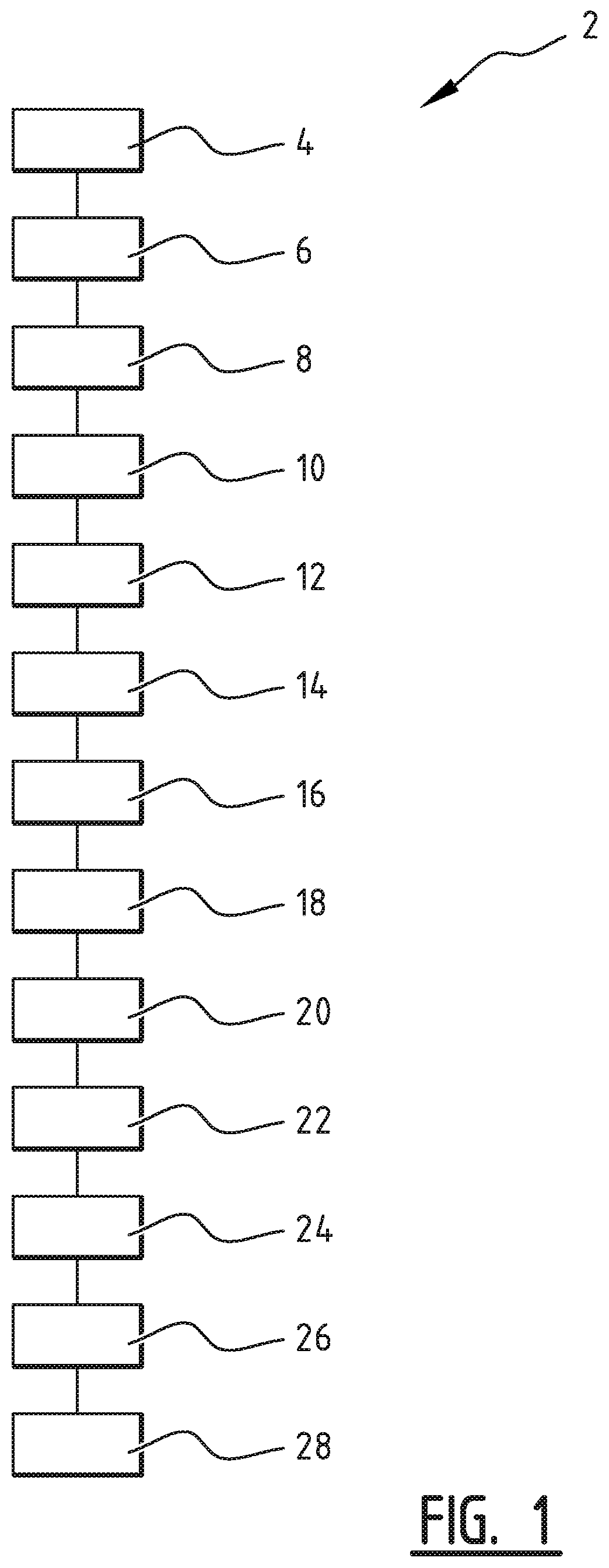 Method for preparing a potato product for finish-frying, processing line therefor and such a potato product for finish-frying