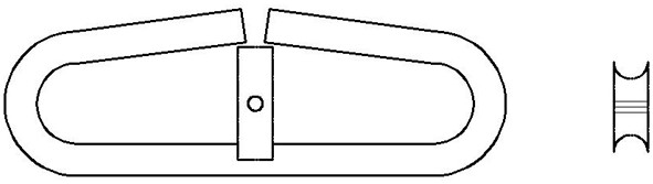 A titanium alloy anchor chain for ships and ocean engineering and its welding production process