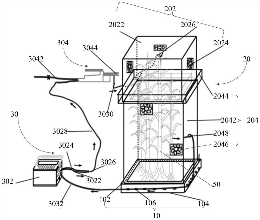 Plant population photosynthesis measuring device and measuring method