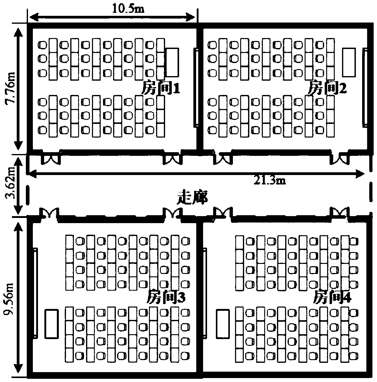 Multi-level indoor positioning method and system based on crowdsourcing sample surface fitting