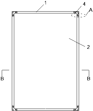 Mobile phone liquid crystal display screen capable of preventing light leakage