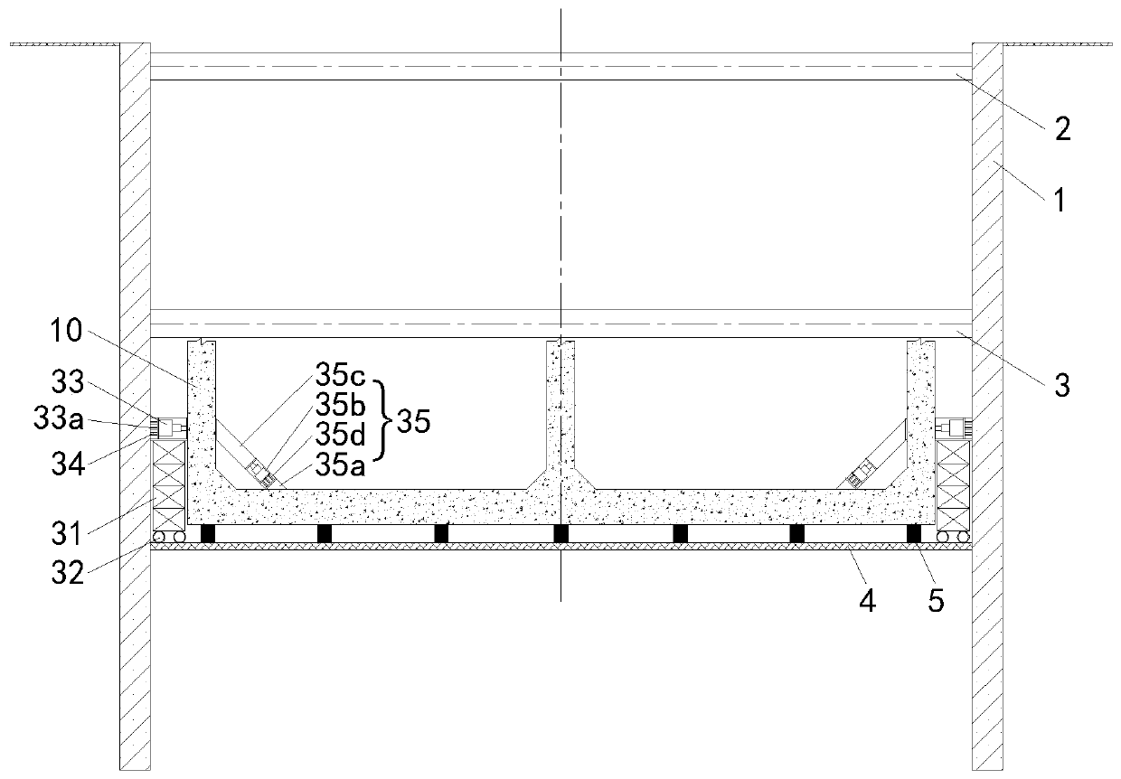 System and method for moving and assembling the upper section of prefabricated underground passage