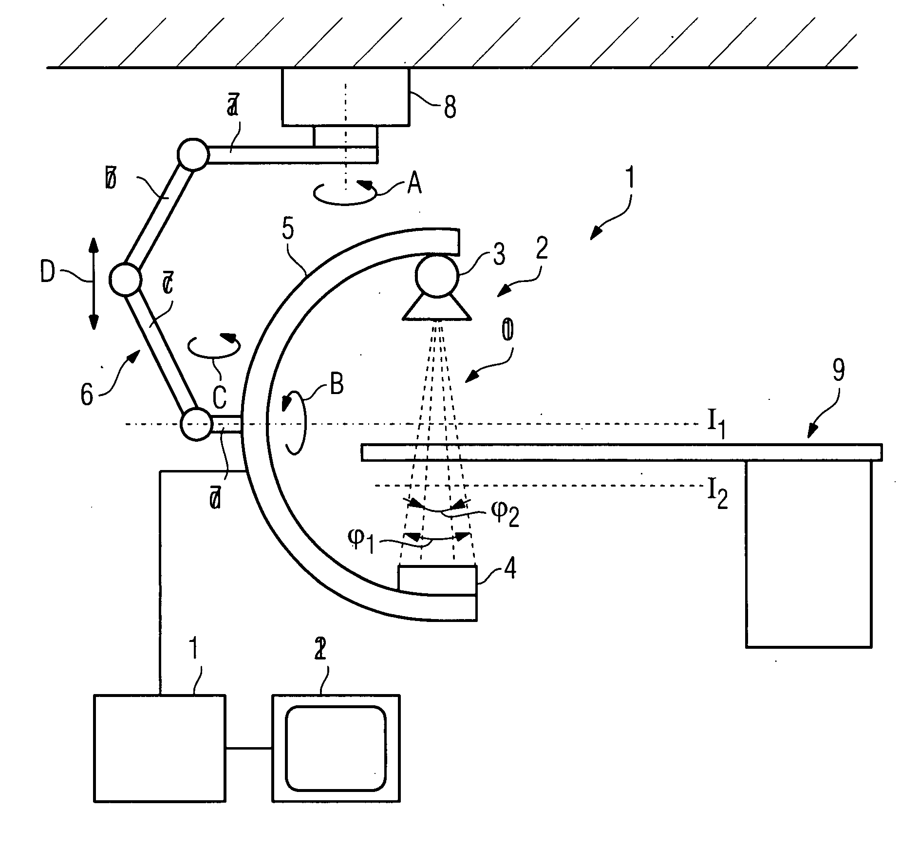 Method for recording images of a definable region of an examination object using a computed tomography facility