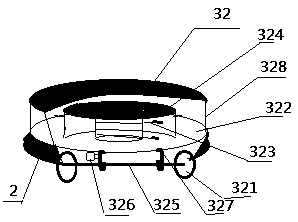 Anti-radiation mobile robot non-contact wireless charging device and charging method