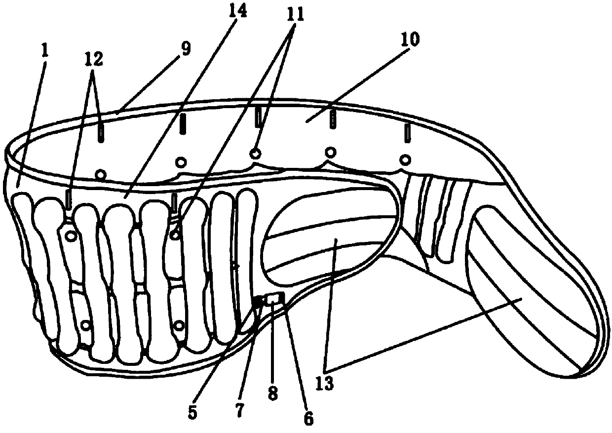 Traction fixing belt for lumbar vertebra