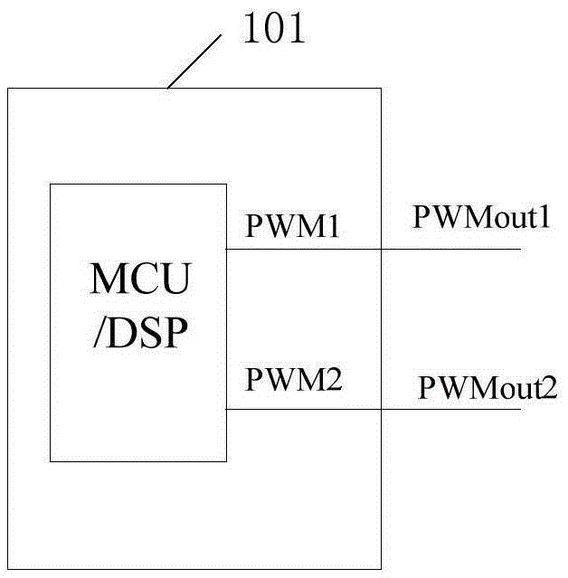 Driving protection circuit for preventing bridge arm direct connection